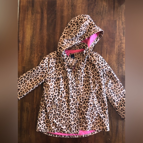 GapKids Leopard Print Jacket - size 12 - Picture 5 of 11